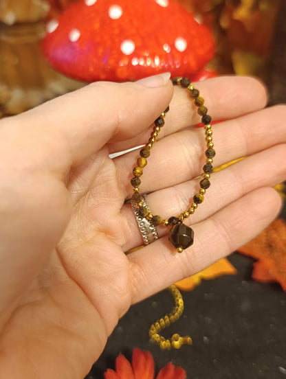 Collier Essentiana Auréla oeil de tigre