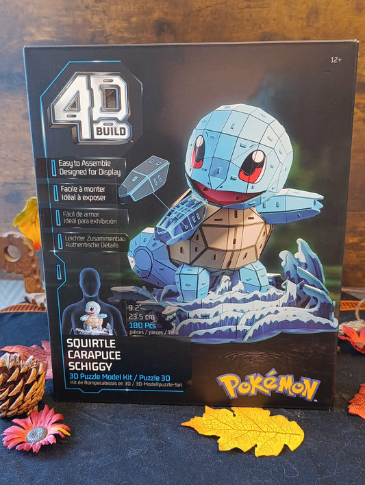 Puzzle model kit 4Dbuild Carapuce Pokémon