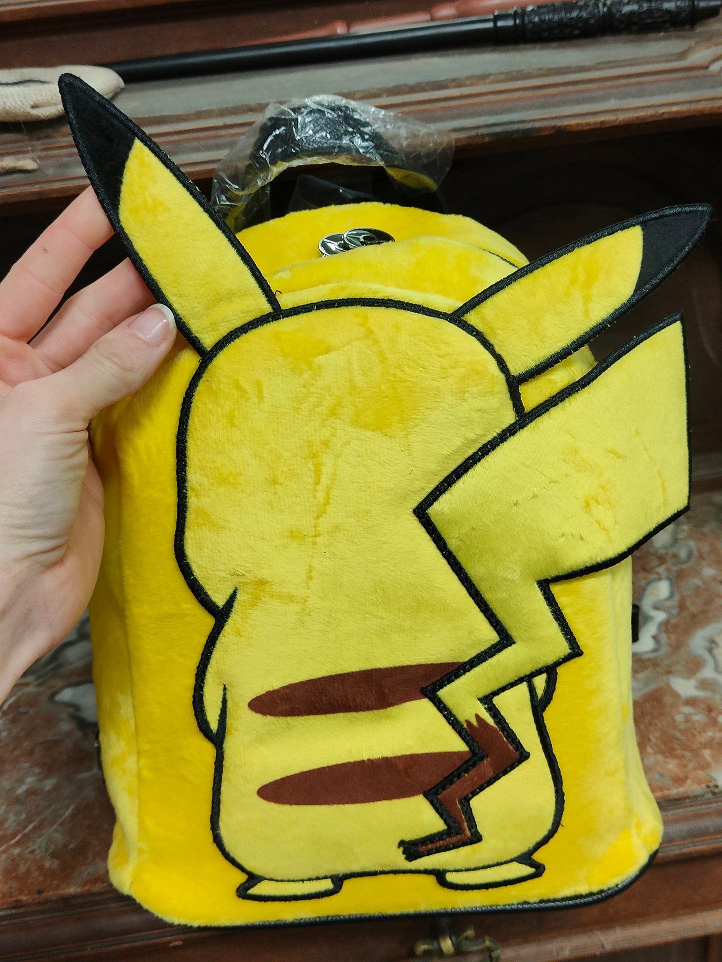 Sac pelucheux pikachu