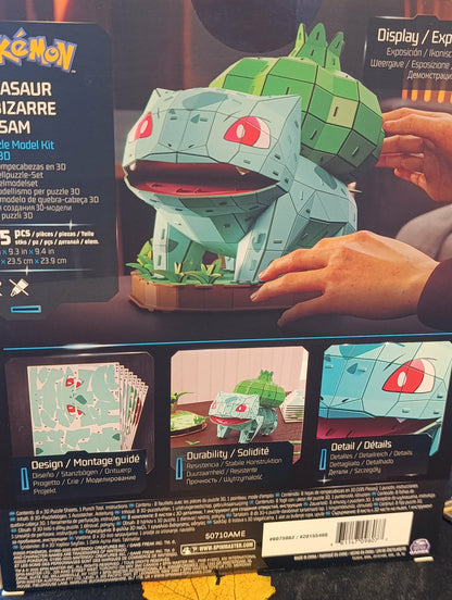 Puzzle model kit 4Dbuild Bulbizarre pokémon