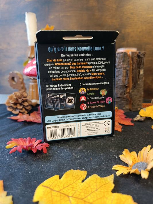 Jeu Loup Garou de Thiercelieux extension nouvelle lune