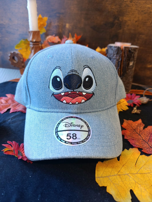 Casquette Disney Stitch jean adulte 58 cm
