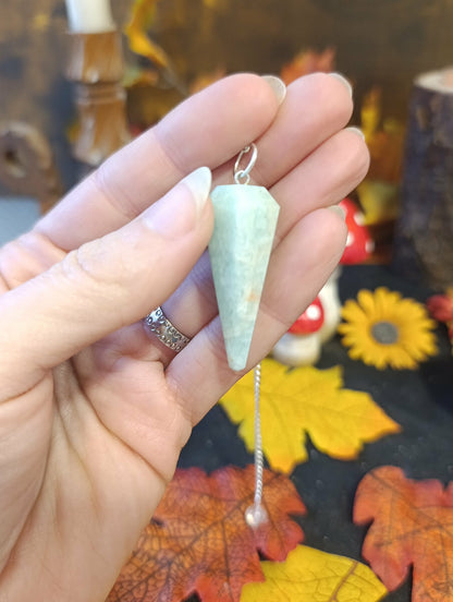 Pendule Amazonite pointe