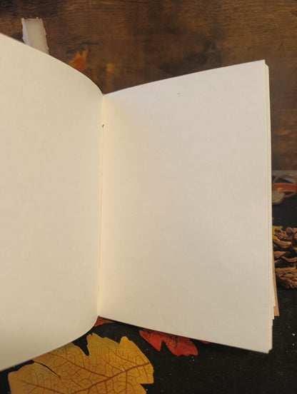 Carnet grimoire cuir Mandala