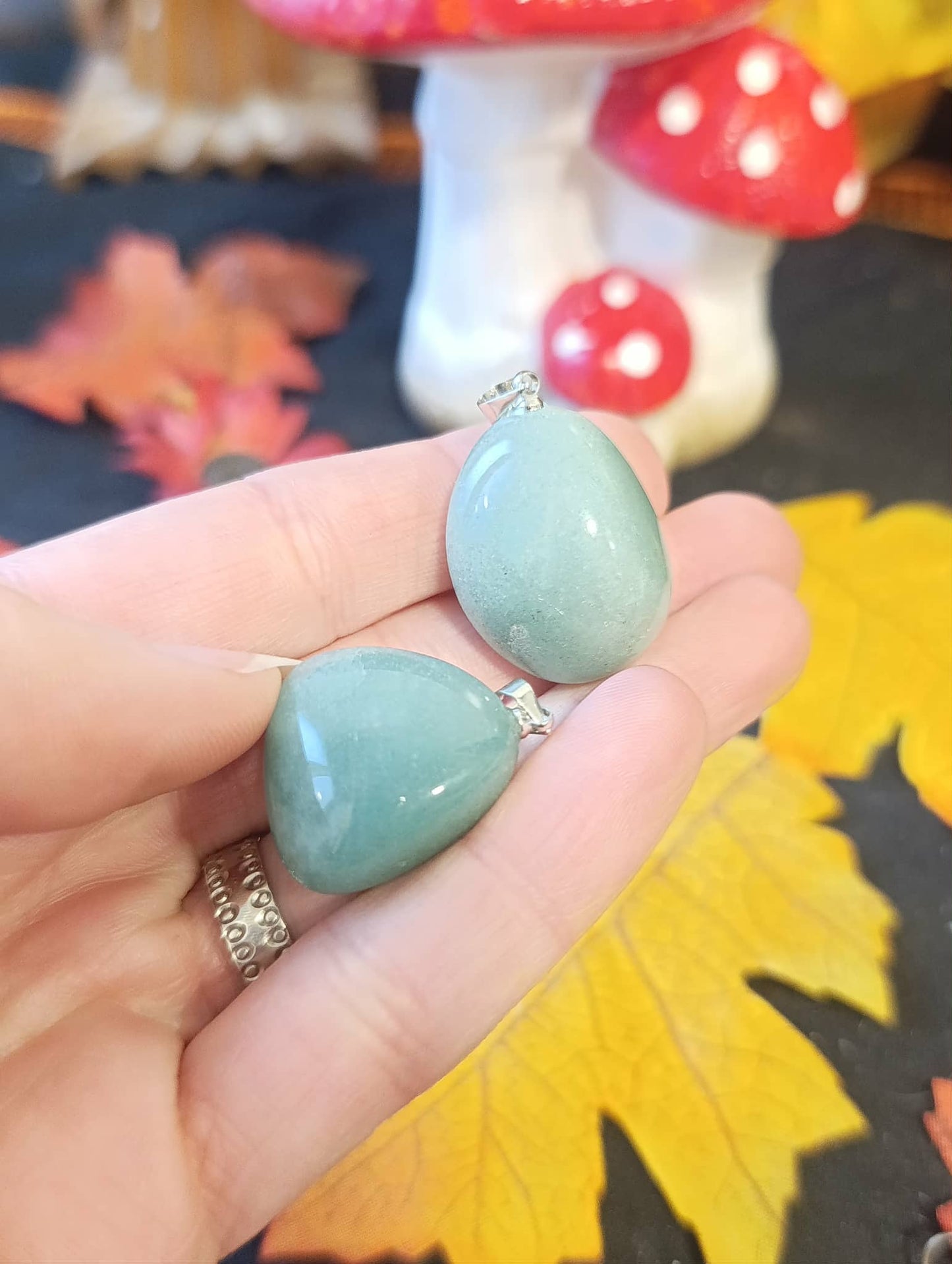 Pendentif Aventurine verte