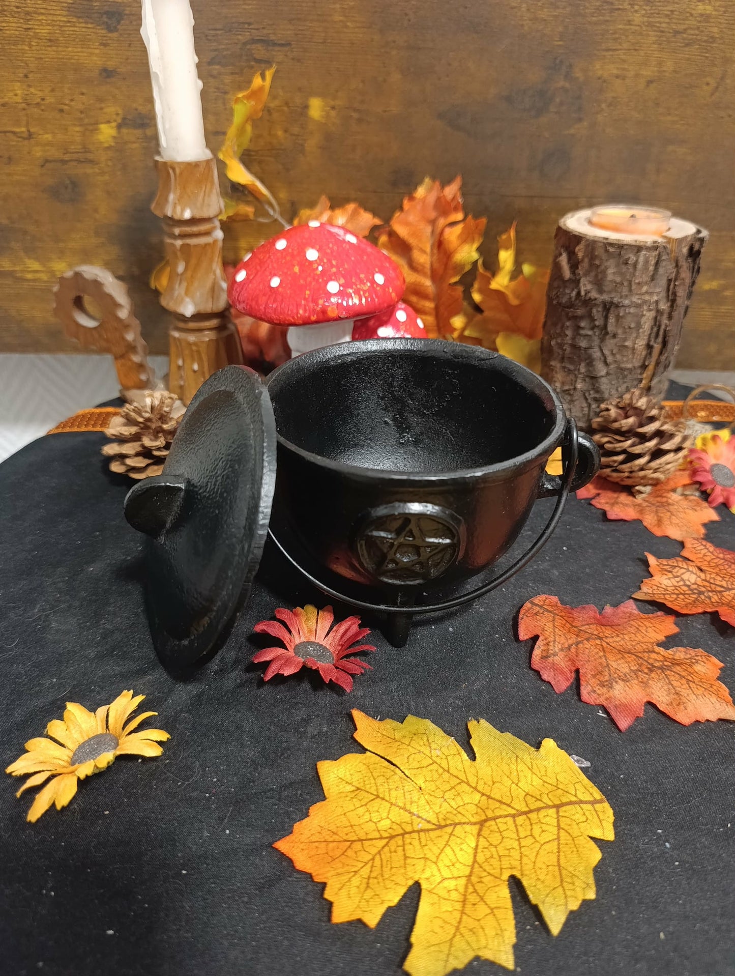 Chaudron fonte pentacle