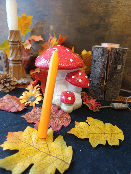 Petite bougie orange