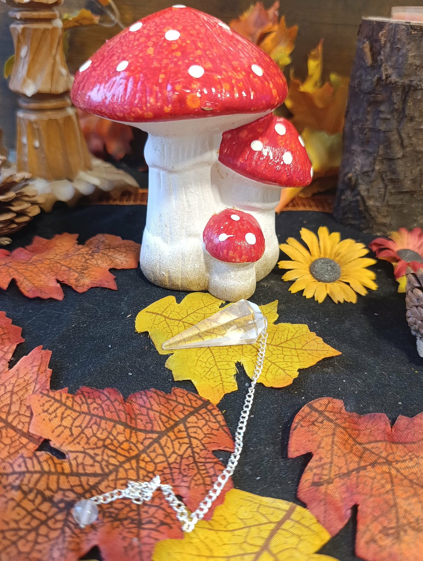 Pendule Cristal de roche pointe