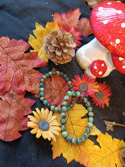 Bracelet turquoise d'Afrique