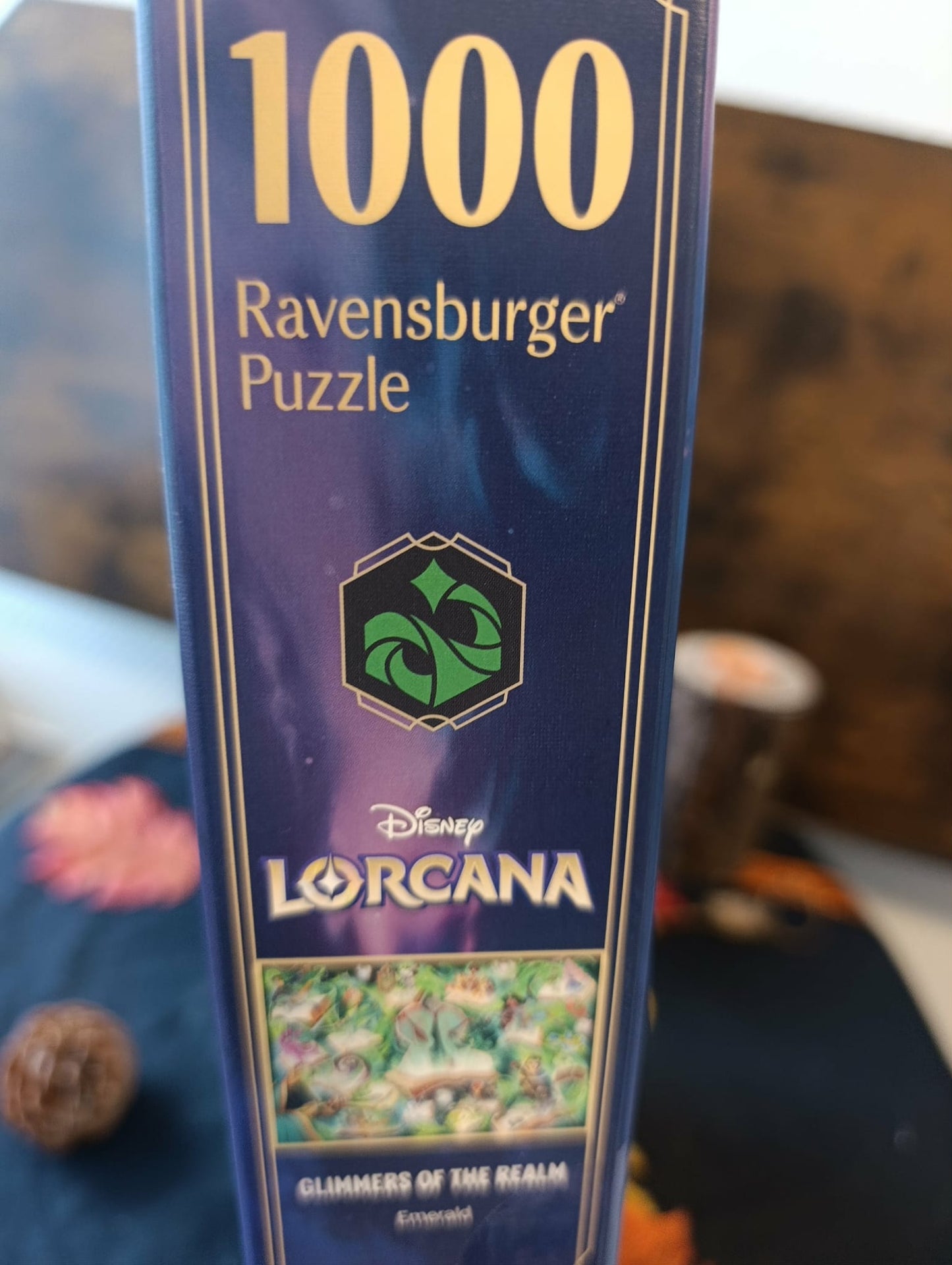 Puzzle lorcana vert cruella 1000 pièces