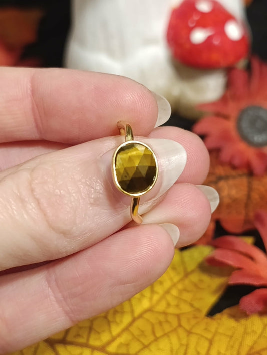 Bague Œil de Tigre Design