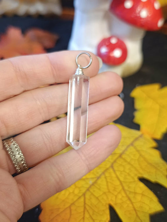 Pendentif pointe Cristal de Roche