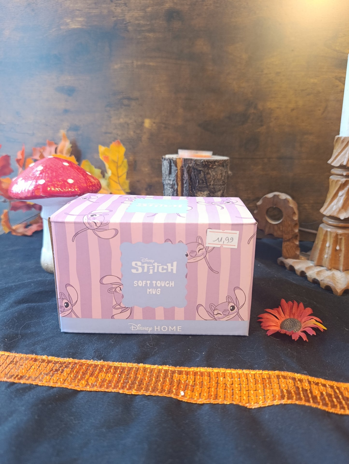 Mug Angel Disney Lilo & Stitch – Tasse en Céramique Rose Coffret Cadeau