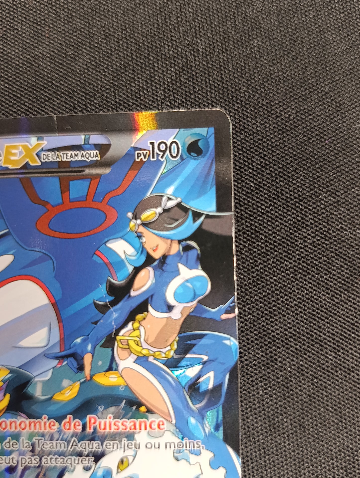 Carte Kyogre Ex team aqua