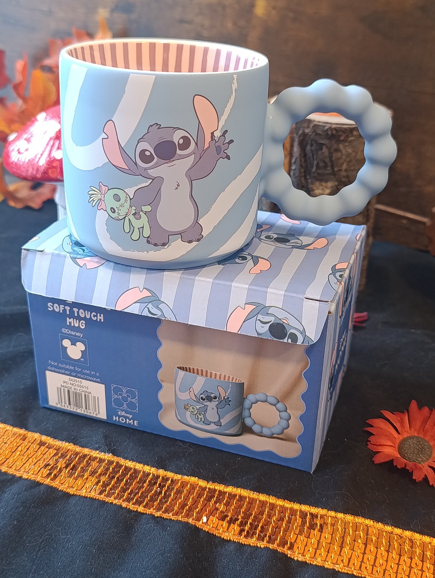 Mug Stitch Disney Lilo & Stitch – Tasse en Céramique bleu Coffret Cadeau