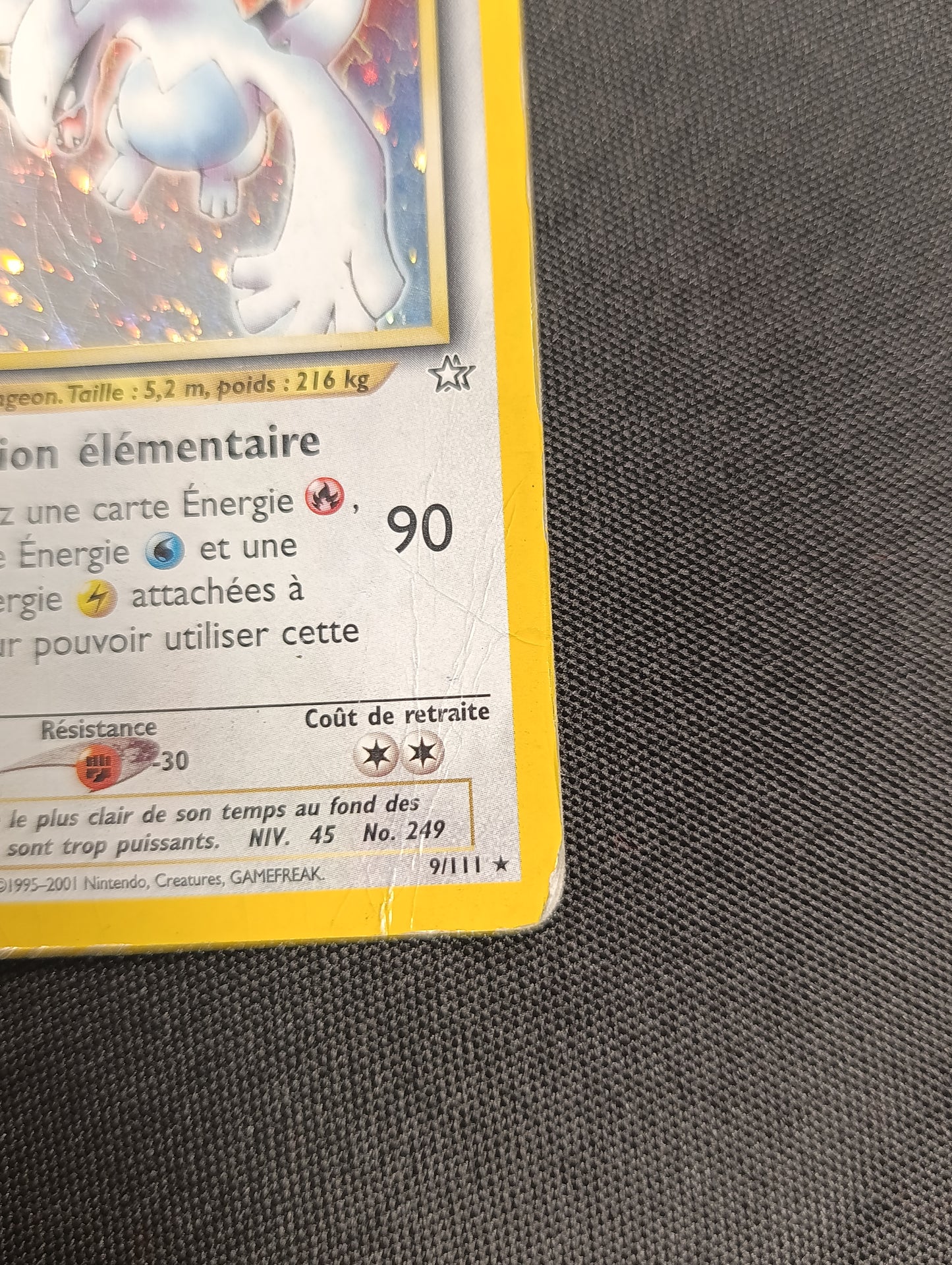 Carte Lugia néo genesis