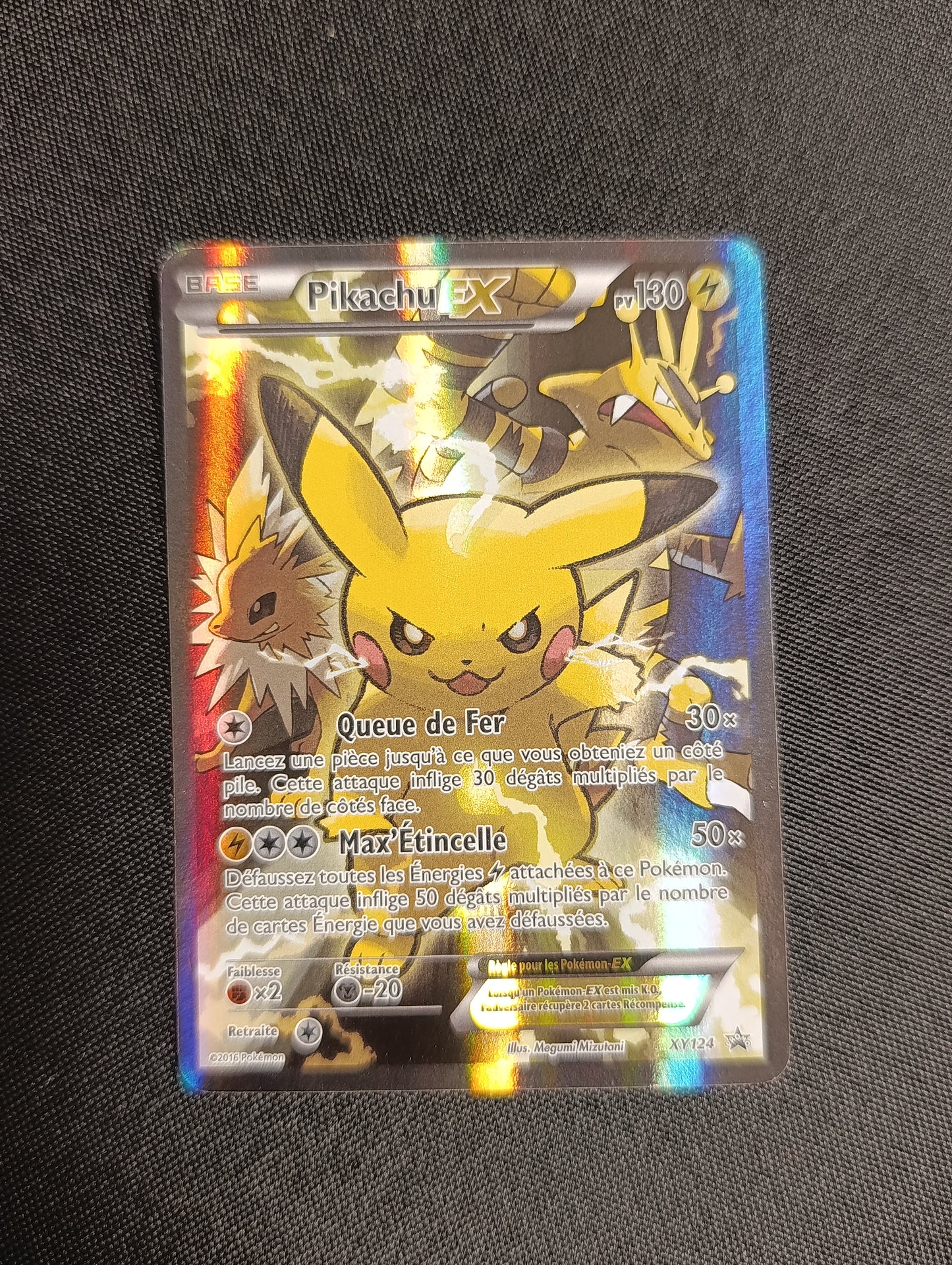 Carte Pikachu Ex