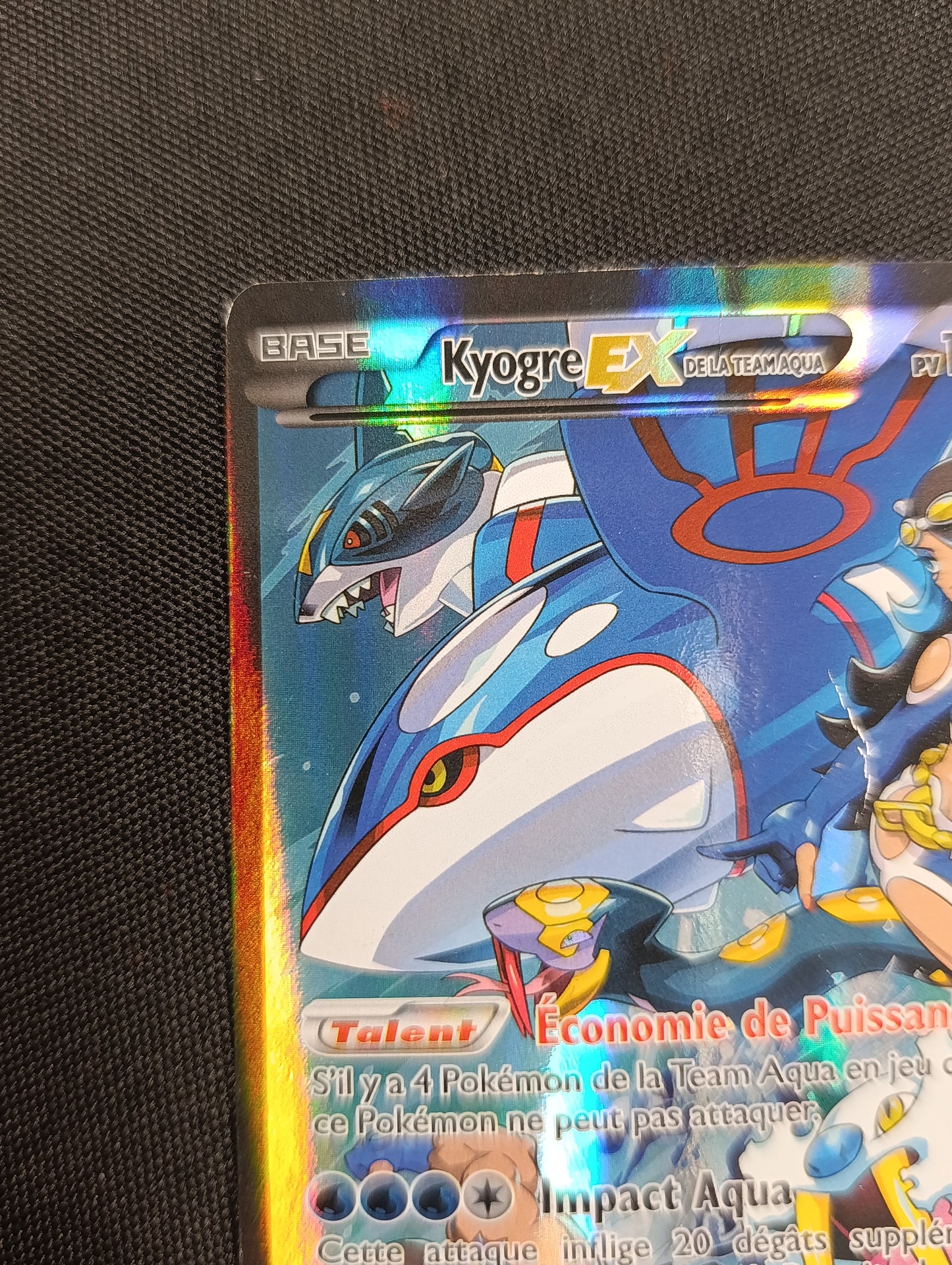 Carte Kyogre Ex team aqua