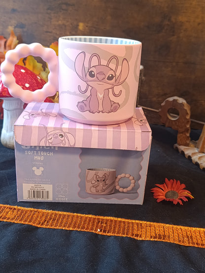 Mug Angel Disney Lilo & Stitch – Tasse en Céramique Rose Coffret Cadeau